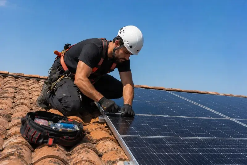 Maintenance et monitoring de panneaux solaires à Hagetmau